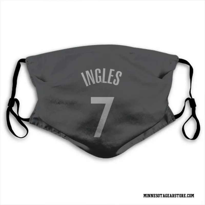 Black Minnesota Timberwolves  Joe Ingles  Face Mask (With 2 Free PM2.5 Filters)